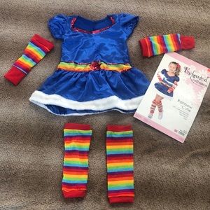 Girls Rainbow Bright Costume